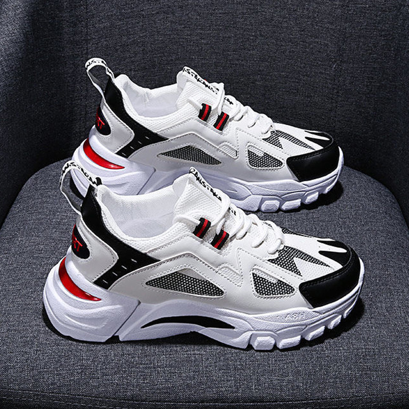 New design thick-soled sports casual shoes for cross-border trade, fashionable and breathable sports shoes, casual shoes. Free shipping. - view 6