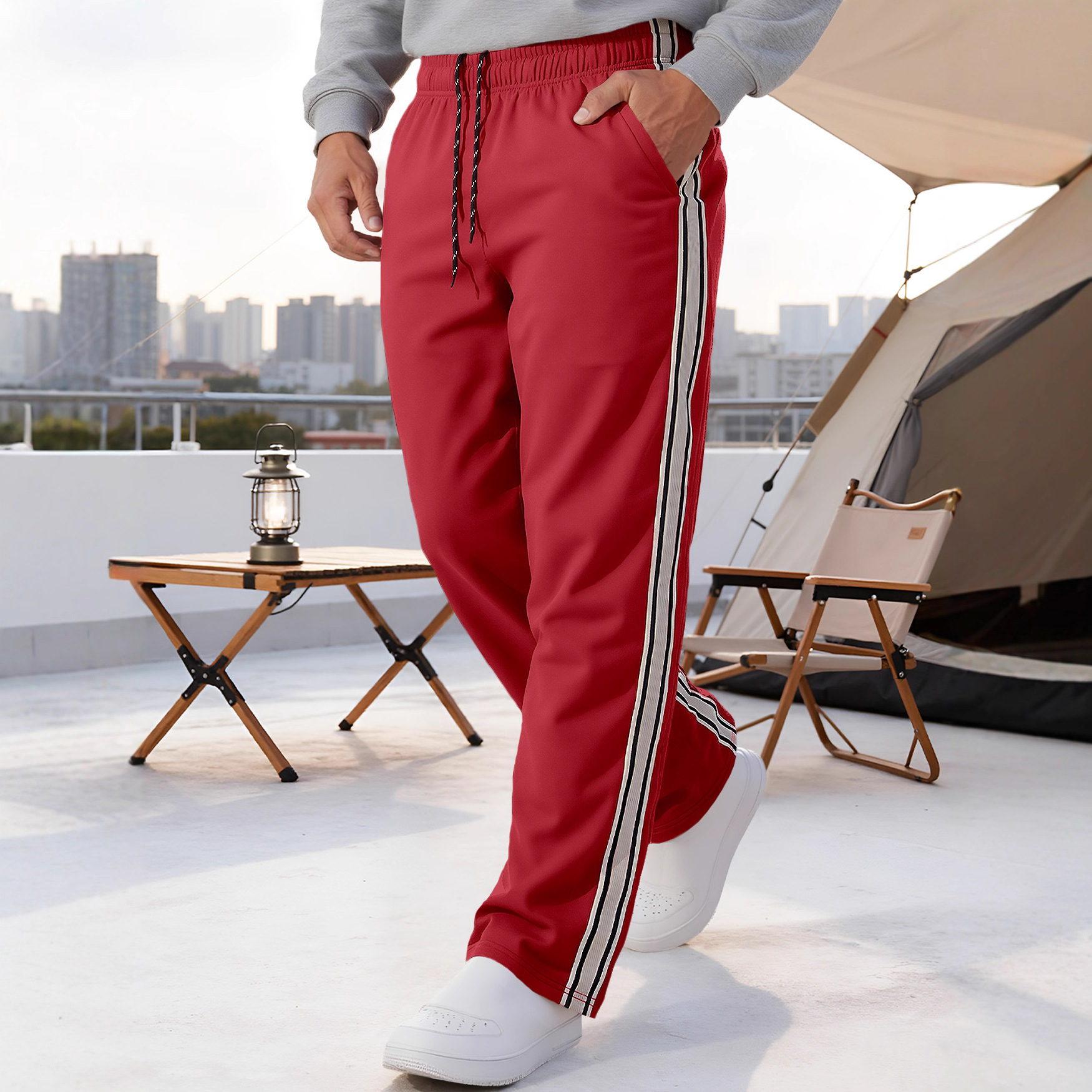European And American Essential Shorts Men's Trendy Sports Loose Sweatpants With Pockets Drawstrings Made Casual Designer Shorts Essentials Shorts Jogging Pants