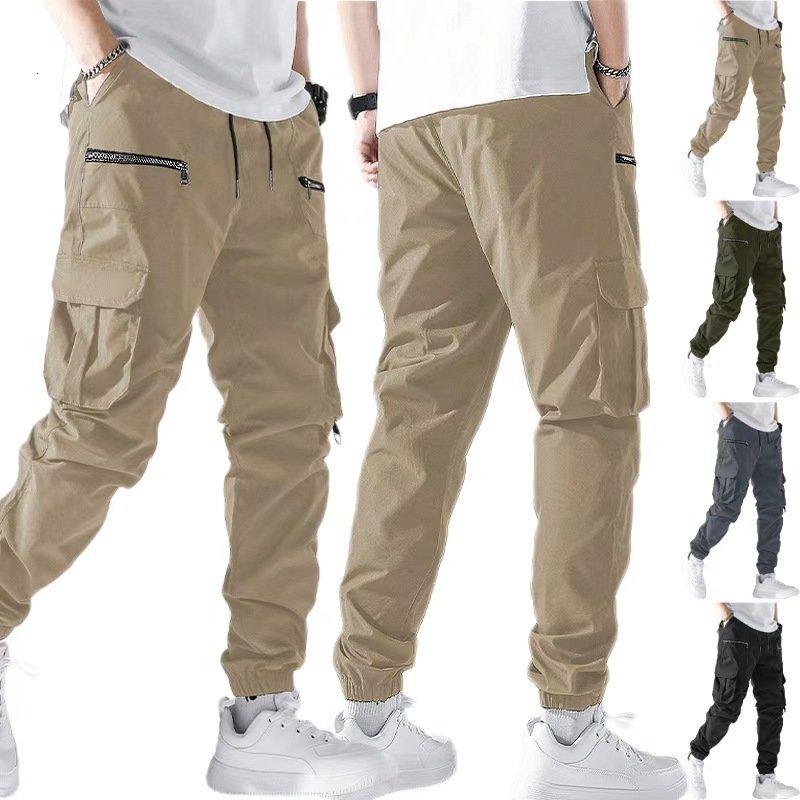 Autumn New Style Jogger Cargo Pants For Men Trendy Outdoor Multipocket Essential Shorts Pants Men Designer Shorts Summer Thin Essentials Shorts Casual Sports Pants