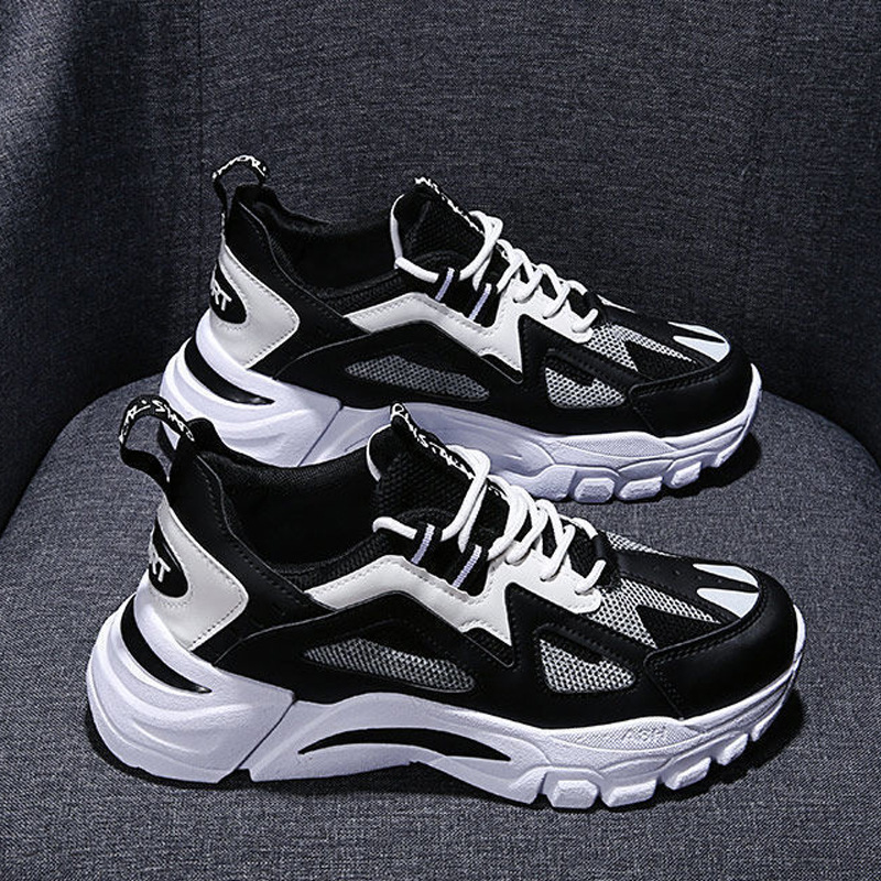 New design thick-soled sports casual shoes for cross-border trade, fashionable and breathable sports shoes, casual shoes. Free shipping. - view 7