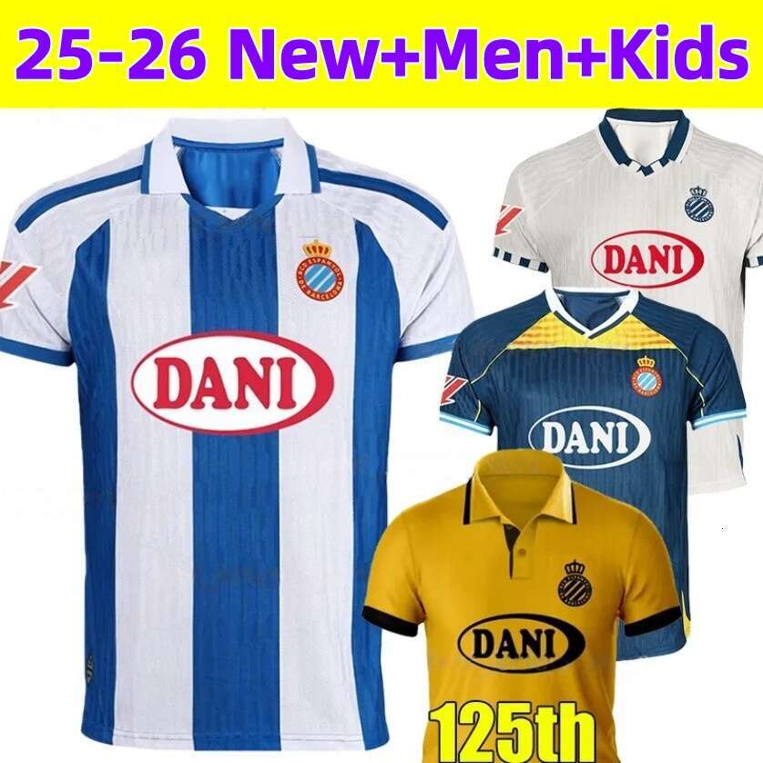 2026 RCD Espanyol Soccer Jersey CABRERA PUADO 25 26 Home away 3rd DANI JARQUE KUMBULLA VELIZ LOZANO 125th Anniversary Shirt GRAGERA CHEDDIRA football shirt