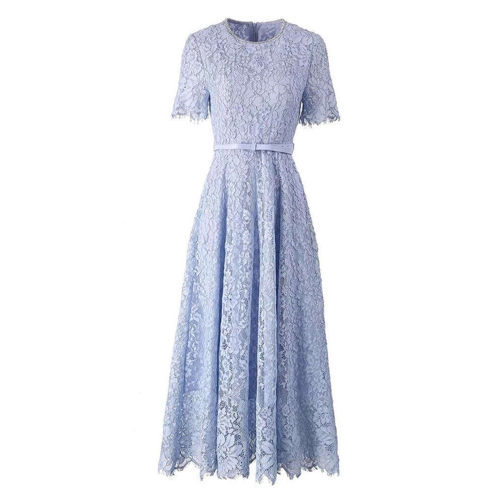 2026 New Women's European g25 a25 and American Fashion a25 Lady Elegant Simple Solid Color Flower Bud Silk Soft White Moonlight Long Dress