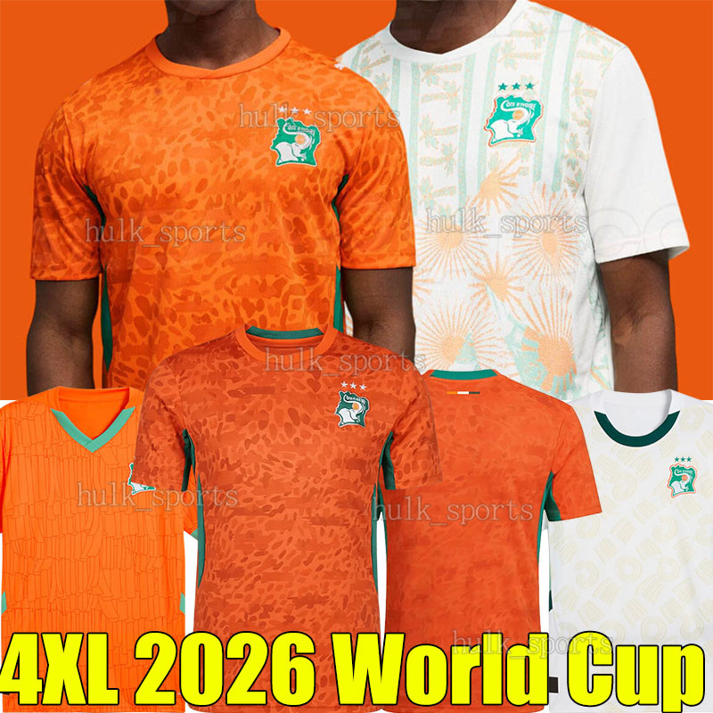 4XL 2026 Cote d Ivoire soccer jerseys KRASSO OUMAR DIAKITE KESSIE AMAD GUESSAND FOFANA BAYO DIOMANDE SANGARE AGBADOU TOURE ZAHA men kids kits sets football shirt