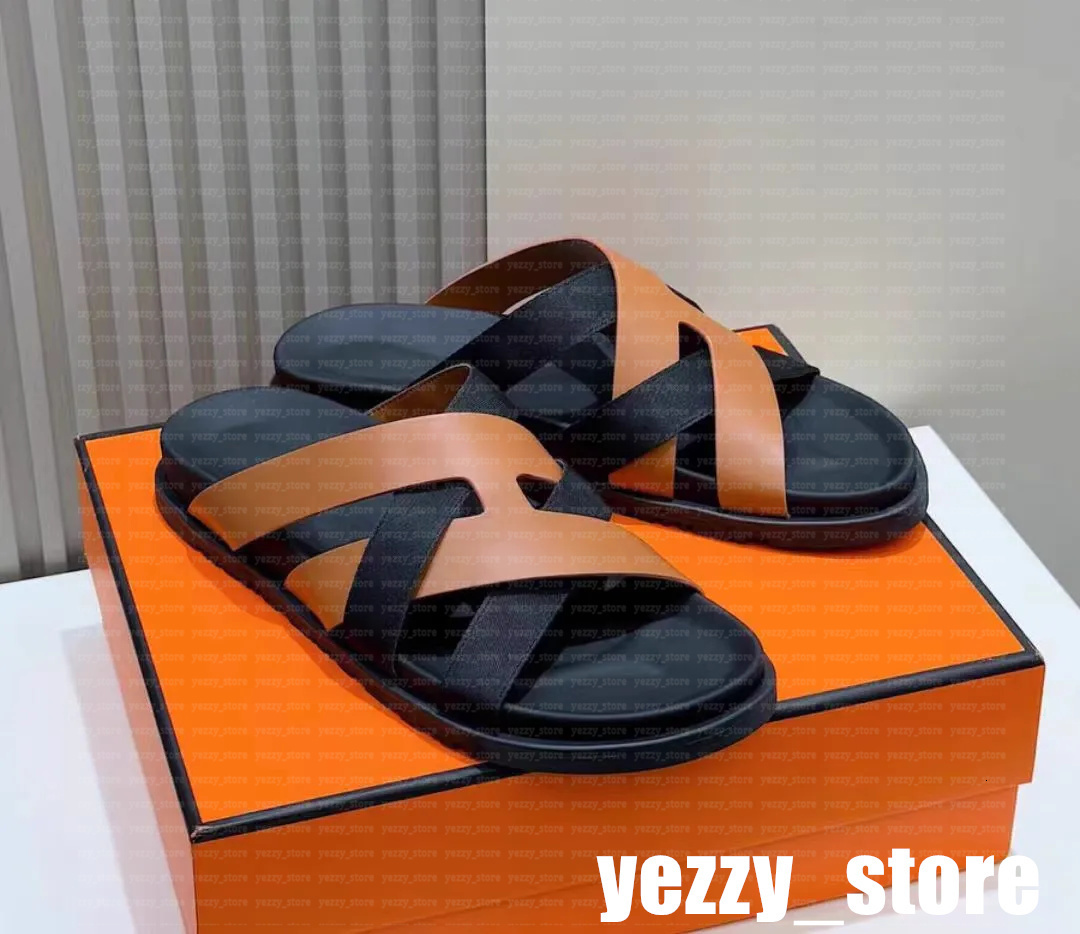 Designer men Kazimir Sandals Mens slipper Color Blocking Cross Tier Slippers Summer Vacation Beach Retro Casual Sandals Comfortable Foot Pads Sandals 38-47