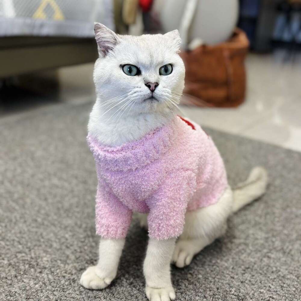 Fashion Brand Pet Dog Cat Winter Red Knitted Sweater Festive Hot Sale For Small Dogs Bichon Schnauzer Trendy Clothes pupakaIK