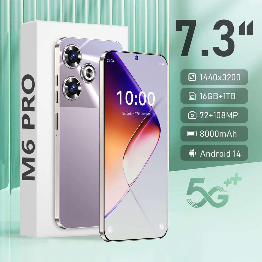 Famous brand Cross Border Exclusive M PRO Unlocked Smartphone Android GB RAM TB ROM Foreign Trade In Stock Wholesale Dropshipping CKS pupakaIK