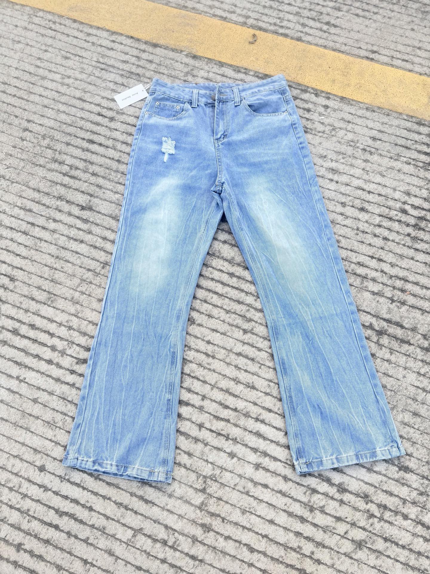 Men's Plus Size Pants Round neck embroidered and printed polar style summer wear with street pure cotton 32rg