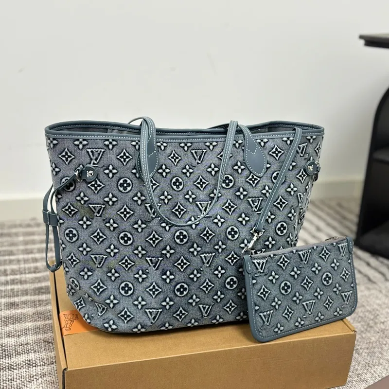 denim Luxury designer bags designer demin purse jean shoulder bags designers woman crossbody bag blue purses vintage handbags designer for women tote bags6