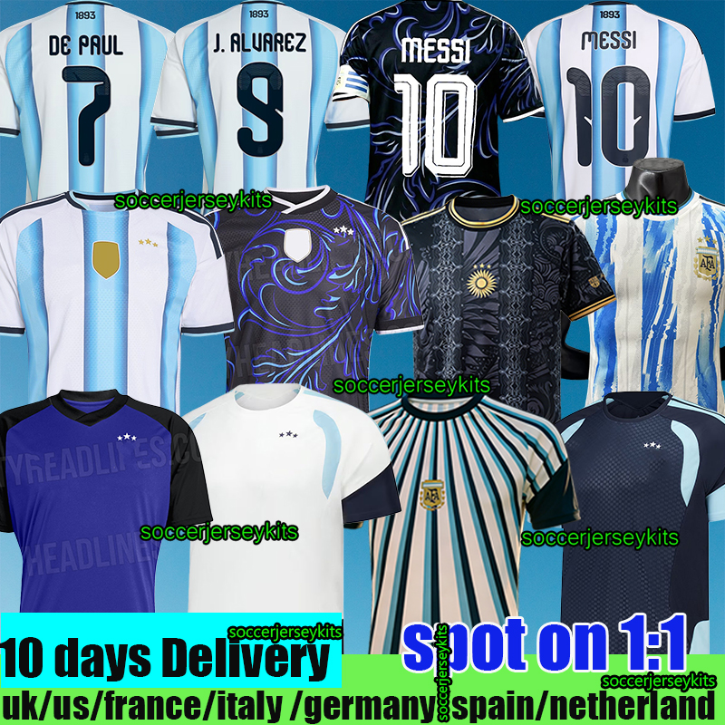 Argentina Jersey 2026 World Cup messis Pink special Fans player version 3 stars soccer Jerseys copafootball shirt kit Mens Kids set 50th anniversary