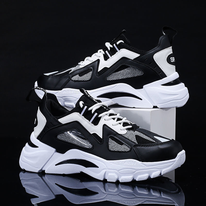 New design thick-soled sports casual shoes for cross-border trade, fashionable and breathable sports shoes, casual shoes. Free shipping. - view 4