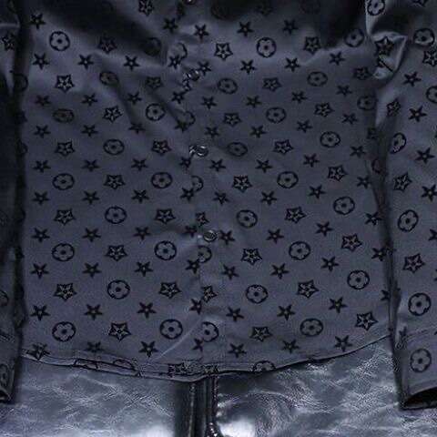 New Spring And Autumn European-Style All-Season Shirt, Men's Velvet Jacket, Light Luxury Casual Versatile Black Shirt
