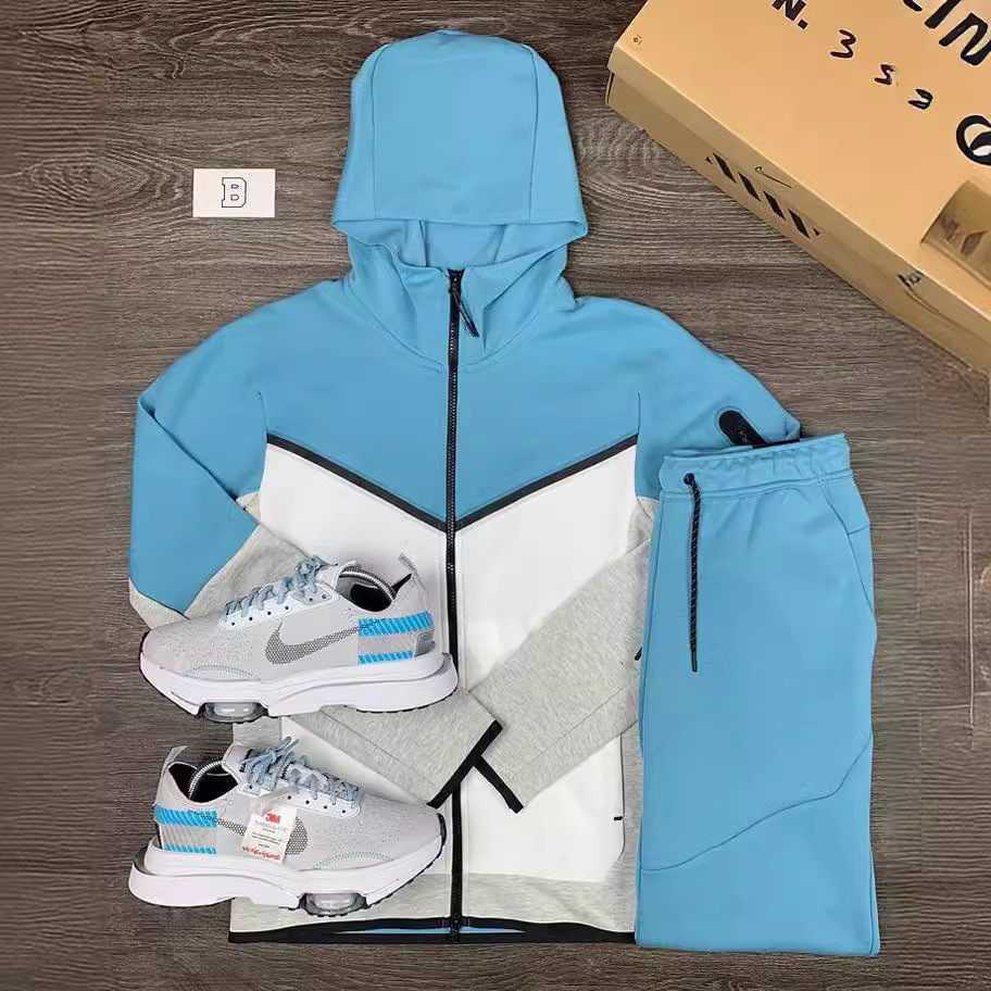Spring And Autumn Men's Sports Suit Casual Set Men's Sportswear Swea Twopiece Designer Hoodie Set Hot In Polo Designer T-shirt Europe And America