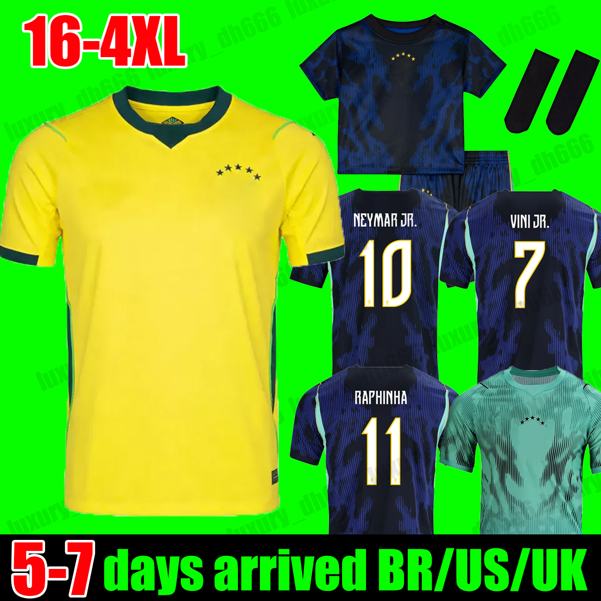 4XL brazil football shirt 2026 World Cup brazil soccer jersey 26 27 maillots Camiseta de futbol NEYMAR JR PAQUETA RAPHINHA VINI JR women men kids kit goalkeeper XXXL gk