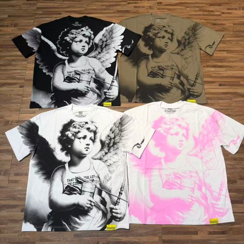 SYRUP Designer Mens T shirts Printed Graphic T-shirt Cotton Casual Tees Short Sleeve Hip Hop Streetwear That's A AWFUL LOT OF COUGH Free shipping