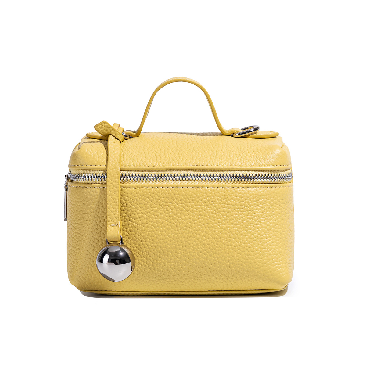 260GY227 Genuine Leather Cotton and Linen Mixed Coating Canvas Custom Pattern Letters Satchel Bag Vintage Shoulder Tote Commuter Handbag