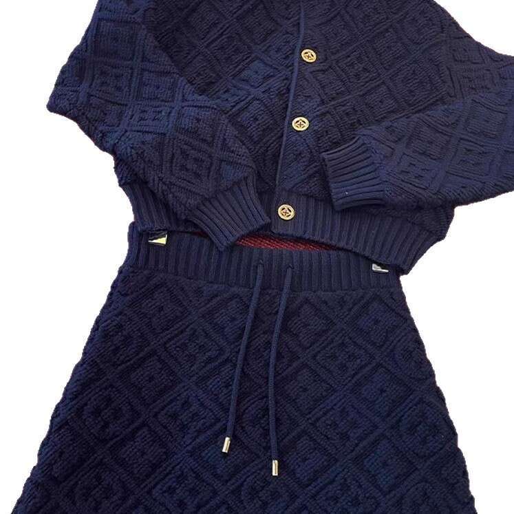 2026 New Spring Women's 2 Piece Dress Set Elegant Luxury Fashion Trendy Outfits Casual Commute Matching Midi Dress Full Set MAKOUFEI