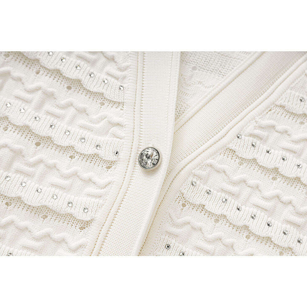 2026 Designer Super Luxury Full Set Diamond Celebrity Light Luxury Fashion Long Skirt Knitted q26 Dress for Women