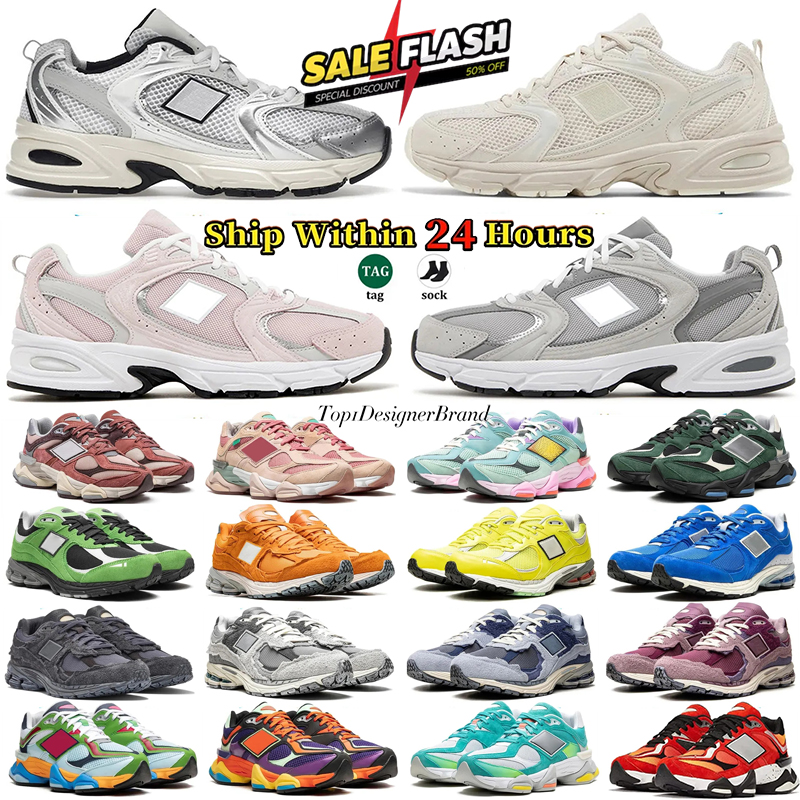 2002r Designer 530 Shoes White Silver Navy Women Outdoor Casual Walk Sports Running Men Breathable Mesh Trainers Unisex Zapatos Leisure Green Black White Sneakers