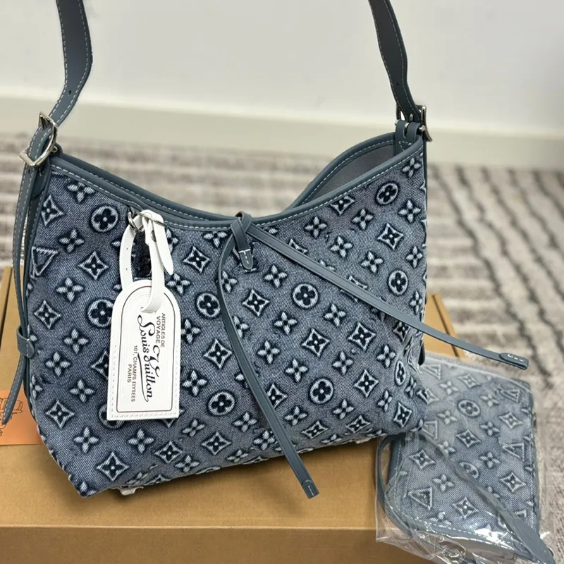 denim Luxury demin purse jean shoulder designers woman crossbody bag blue purses vintage handbags designer for women tote bags A1863