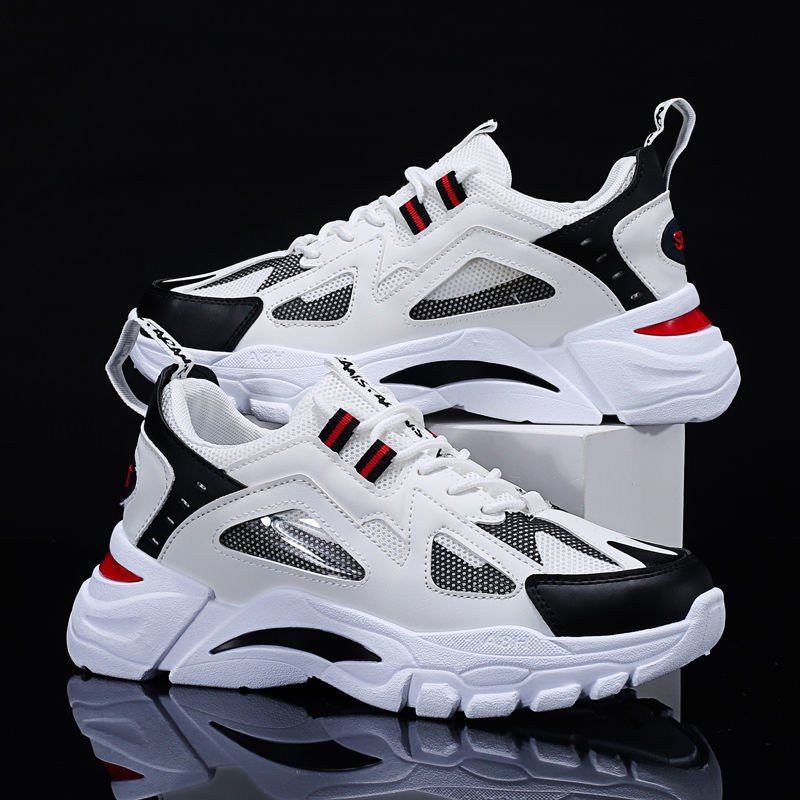 New design thick-soled sports casual shoes for cross-border trade, fashionable and breathable sports shoes, casual shoes. Free shipping. - view 3