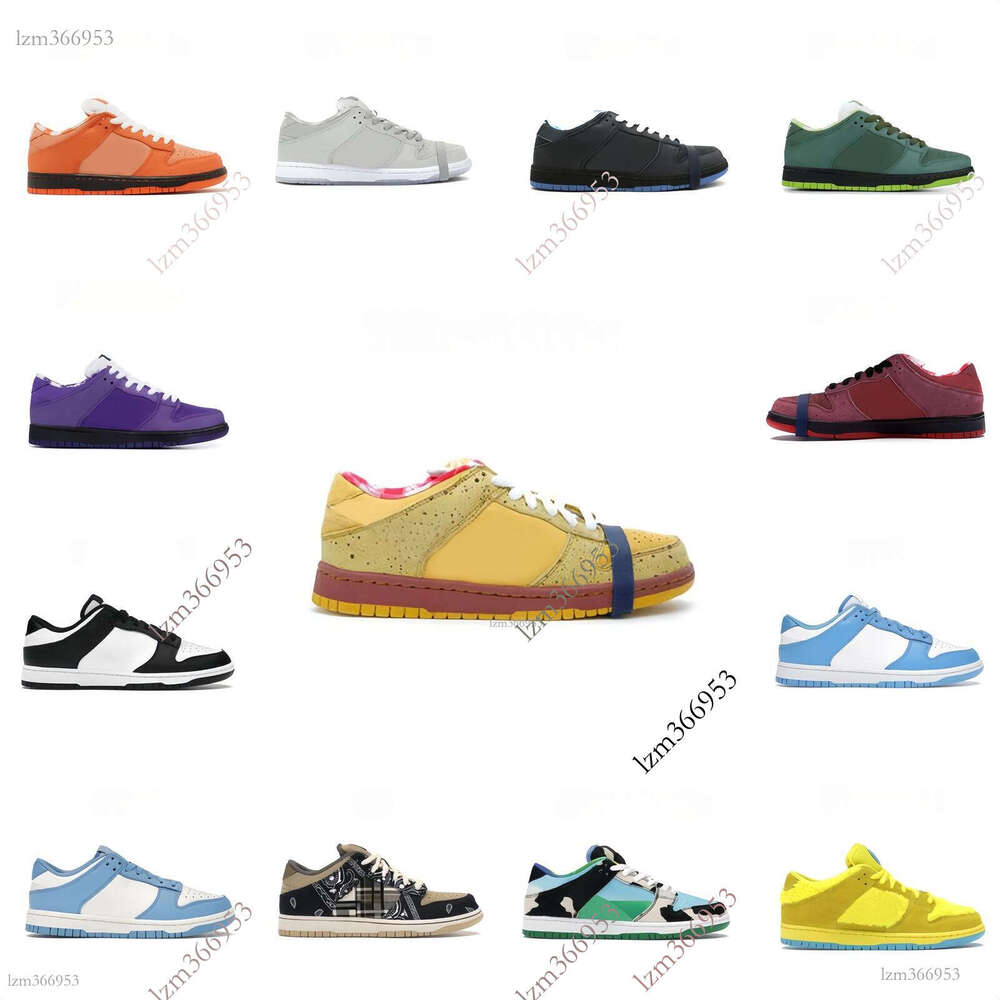 Best Quality Casual Shoes Black White Panda Bubbles Grey Fog Chunky University Red Lobster Valentines Day Triple Pink Dusty Olive Candy Low Men Women top AAA