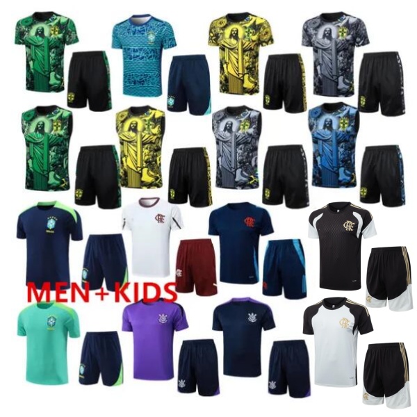 26 27 brazil tracksuit soccer jersey G.JESUS COUTINHO brasil Camiseta de futbol RICHARLISON 2026 2027 Brazil football shirt maillot kids kit training suit AAA