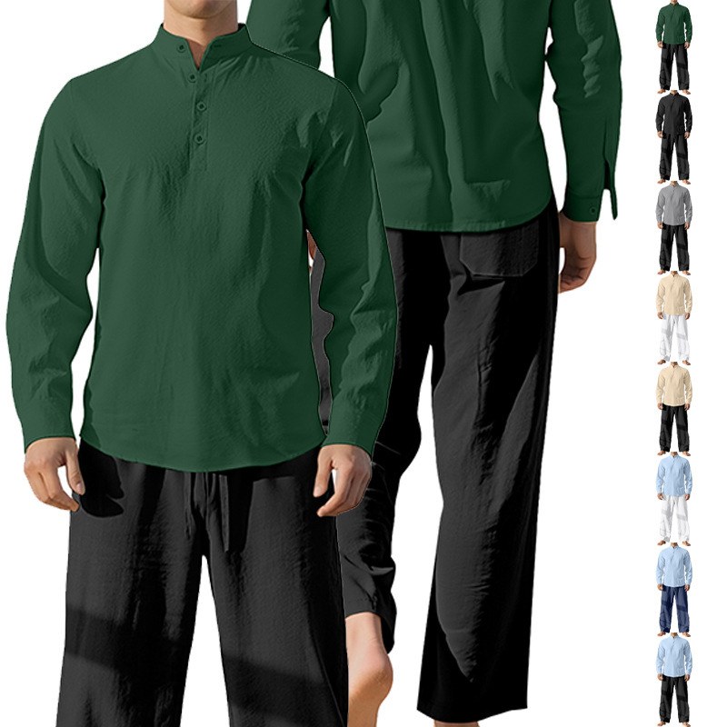 Spring Designer Polo Hoodie And Autumn Thin Designer T-shirt Longsleeved Shirt Casual Sports Standup Collar Cottn Solid Color Shirt Men's Suit Stylish And Trendy