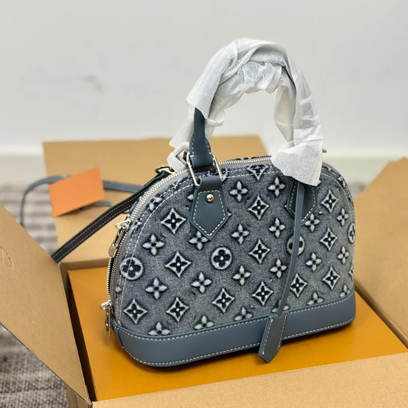 denim blue crossbody bags designer women bag jean purses handbag luxury designer shoulder cross body bag golden chain purse mini designer denim bag