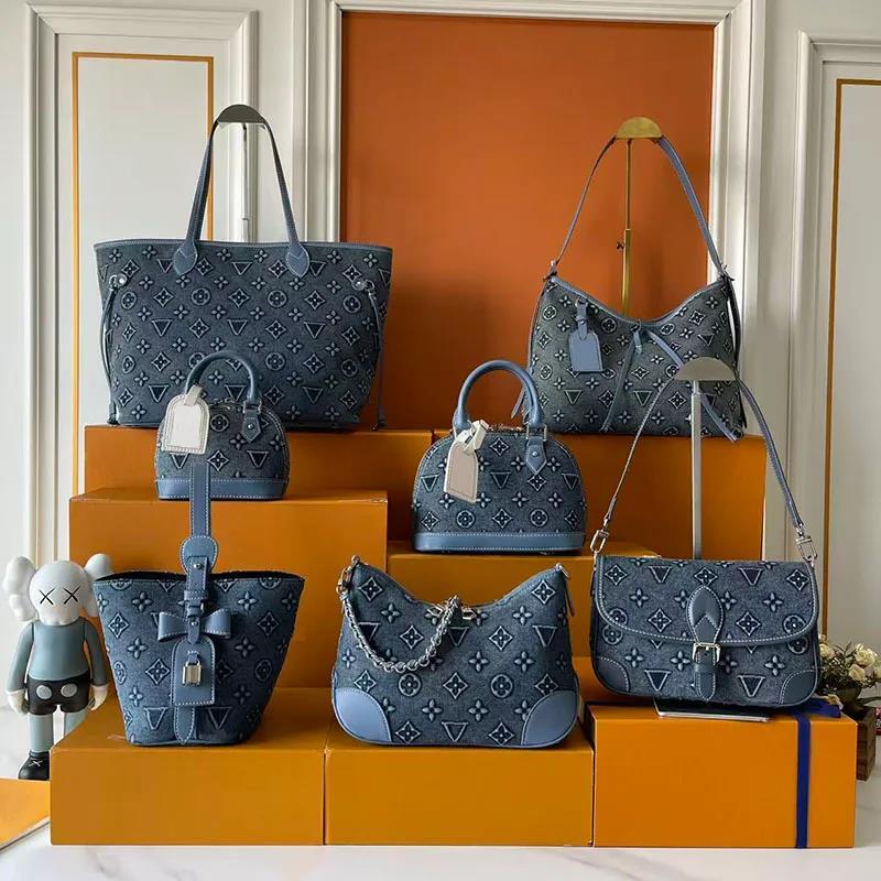 AAA denim luxury handbags shoulder cross body high quality purse crossbody bags dhgate designer for women bag
