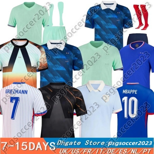 S-4XL FRENCH MBAPPE soccer jersey 2026 2027 Home Away Maillots de foot enfants Men Football Shirt Kit 26 27 THAUVIN BARCOLA OLISE EKITIKE KANTE DEMBELE GIROUD SALIBA