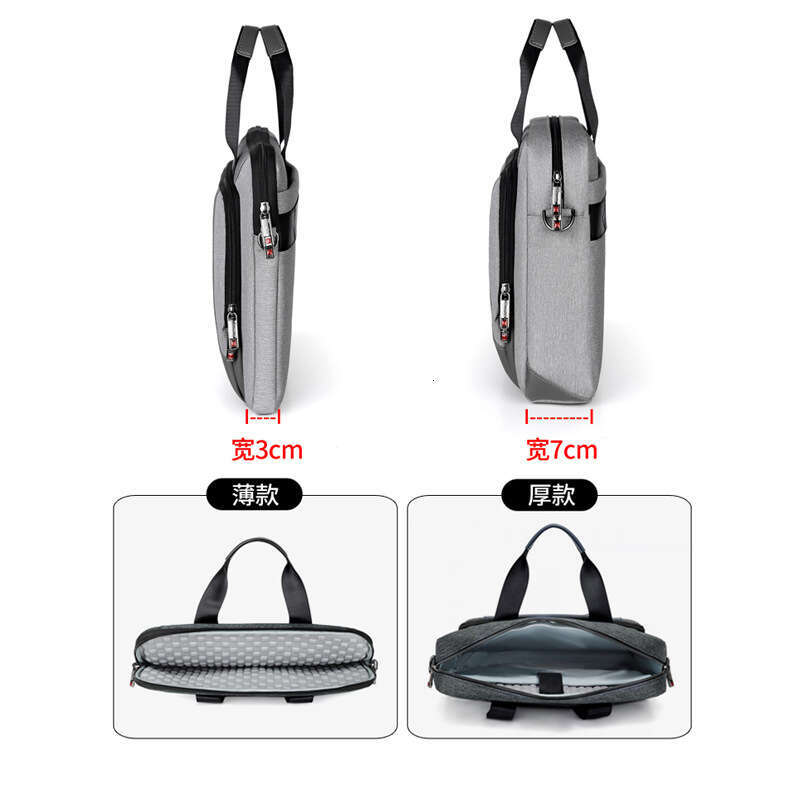 Luxury Shoulder Bags Totes Hobo Cross Border Business Laptop Multi Compartment Shockproof Handheld Bag Large Capacity Crossbody Commuter Briefcase SEN