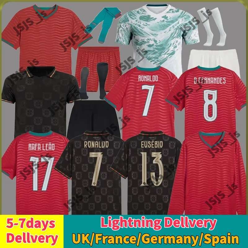 2026 2027 jersey RoNalDo Retro Long Sleeves Portuguese soccer jerseys JOAO FELIX RUBEN NEVES DI PORTUGIESER Portugal football shirt Team Men Kids kit