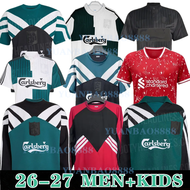 liverPool 26 27 kit jumper soccer jerseys New Reproduction 1993/95 1996/97 Retro LFC jumper XXXL 4XL