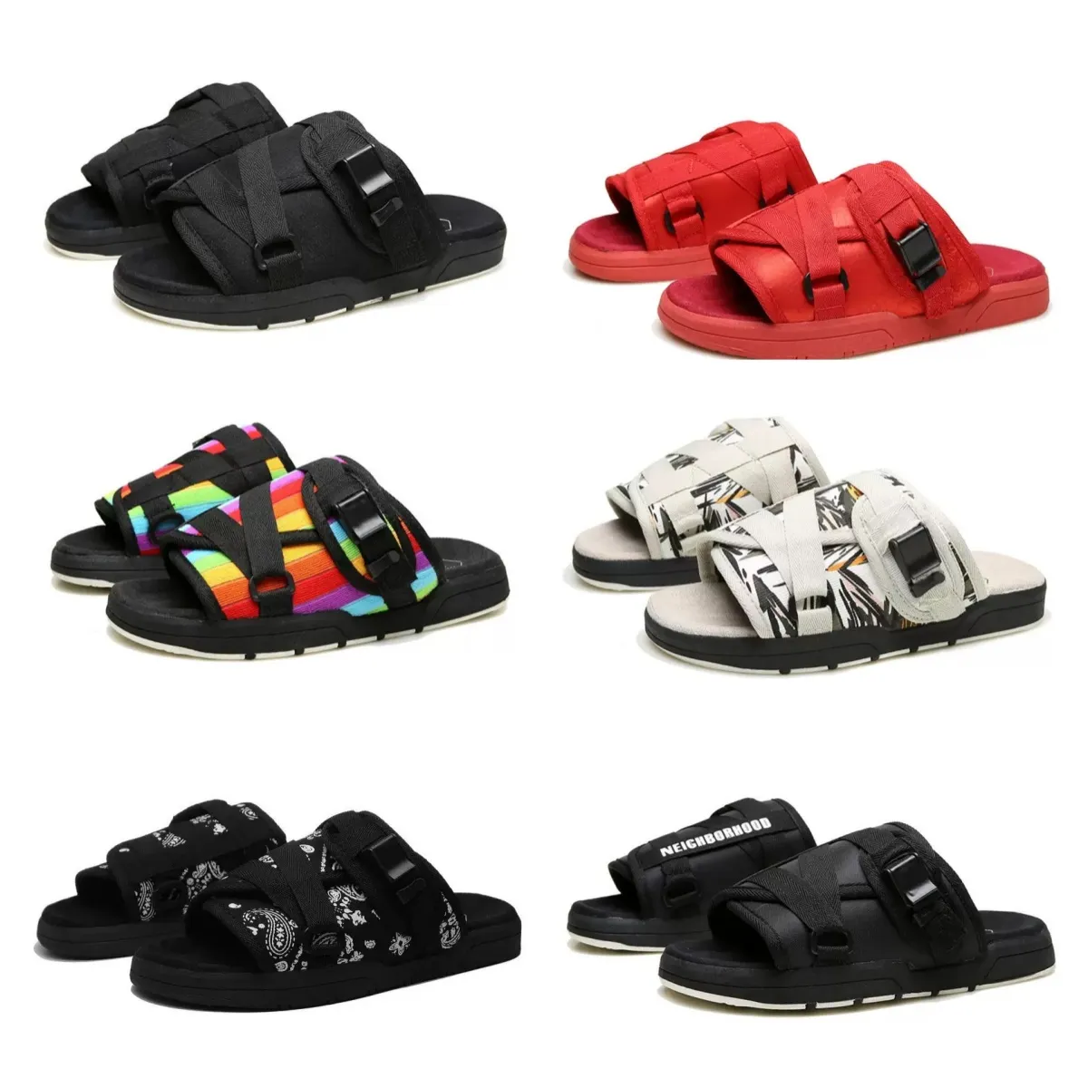 free shipping drcaoo slides women multicolor femme casual sandals designer woman cozy unisex summer beach fashion shoes flat slipper gothic size3