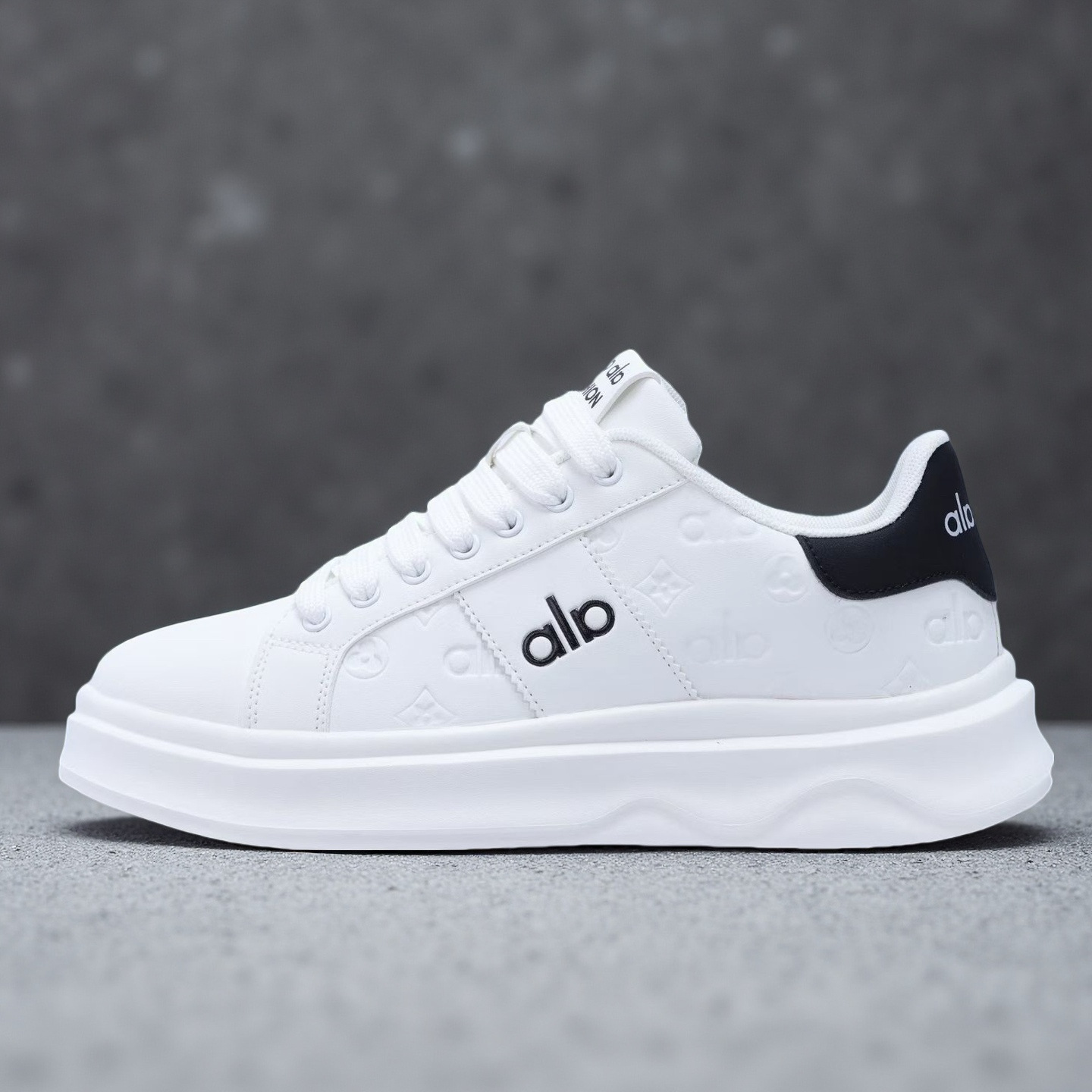 New Design Cross-border Autumn New Style White Sneakers Casual Fashion Sports Thick-soled Shoes Casual Shoes Free Shipping