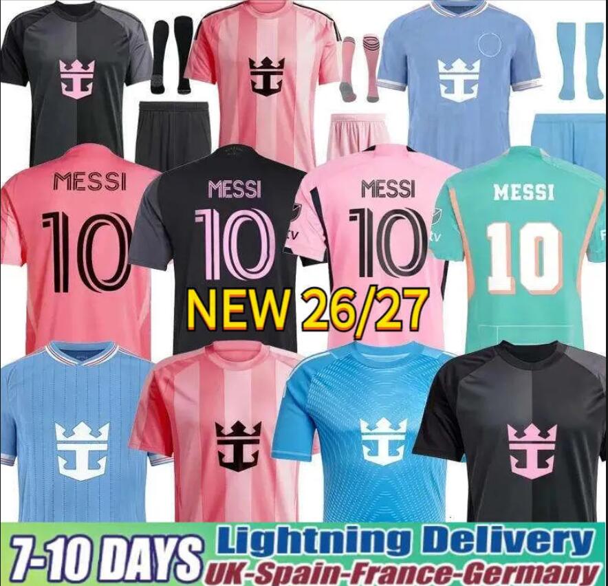 25 26 Miami CF Soccer Jerseys SUAREZ 2024 2025 Argentina 50th DI MARIA Fans Player MAC ALLISTER DYBALA J. ALVAREZ DE PAUL Football Shirt men Kids kit 666