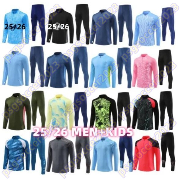 2024 2025 2026 man CITYS HAALAND SOCCER JERSEYS tracksuit MEN Kids 23 24 25 26 Man cityS Long sleeve man Training Suit Sportswear Football Survatment Foot Chandal