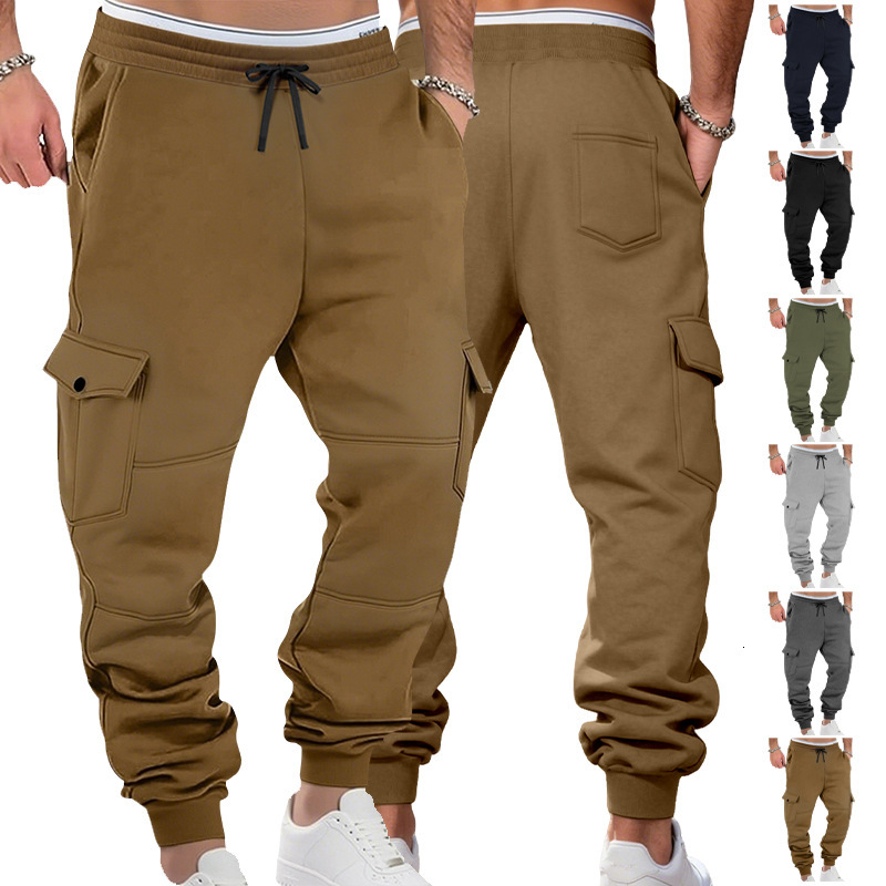 European And American Autumn Winter Fleece Men's Cargo Designer Shorts Essentials Shorts Pants Patchwork Essential Shorts Drawstring Sports Casual Jogging Pants