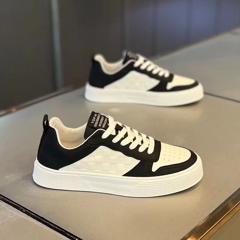 New design men's shoes - Spring new style white sneakers, fashionable and casual, versatile for all occasions. Wear-resistant sports and casual s - view 3