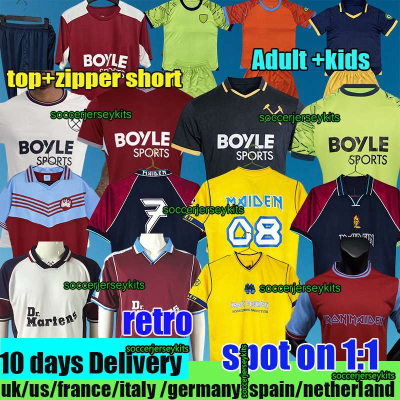 25 26 BOWEN L. PAQUETA WHU soccer jerseys west ha ms ALVAREZ kits ANTONIO VLASIC WARD PROWSE WEST HA MS football shirts INGS BENRAHMA MEN Kids WHU 2025