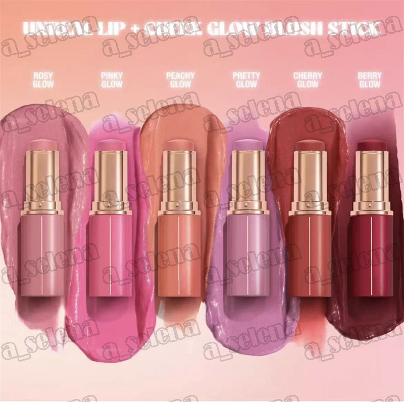 Face Makeup Blush Sticker Unreal Blush Healthy Glow Stick 9g Natural flushed look 6 colors cheek blusher Peachy Glow Pretty Glow Pinky Glow Cherry Glow Berry Glow