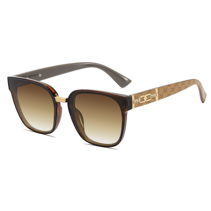 Luxury Brand Designer Sunglasses New Women's Sunglasses, European And American Fashion Retro Street Style Sunglasses For Men, UV Protection Sun G