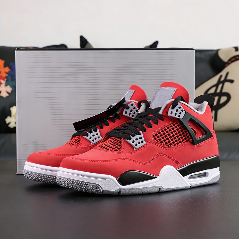 With Original Box OG Toro Bravo LJR HUPU Basketball Shoes 4 Bravo -University Red-Black Trainers Top Level Sneakers Available Size Eu 40-48.5