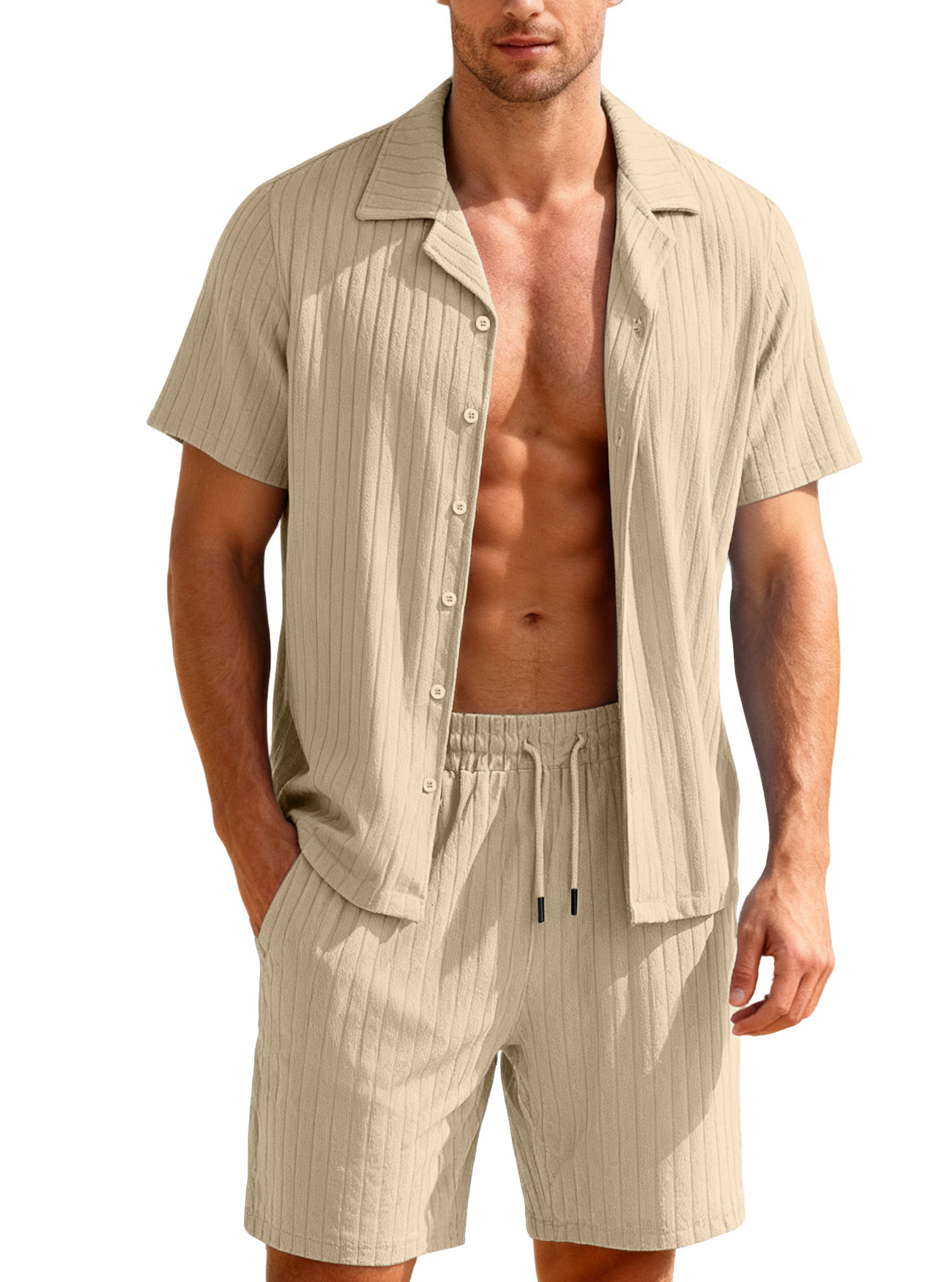 2026 Commuting Casual Designer T-shirt Button Shirt Short Sleeve Men's Vacation Beach Shorts Designer Hoodie Summer Polo Cardigan Short Sleeve Sh