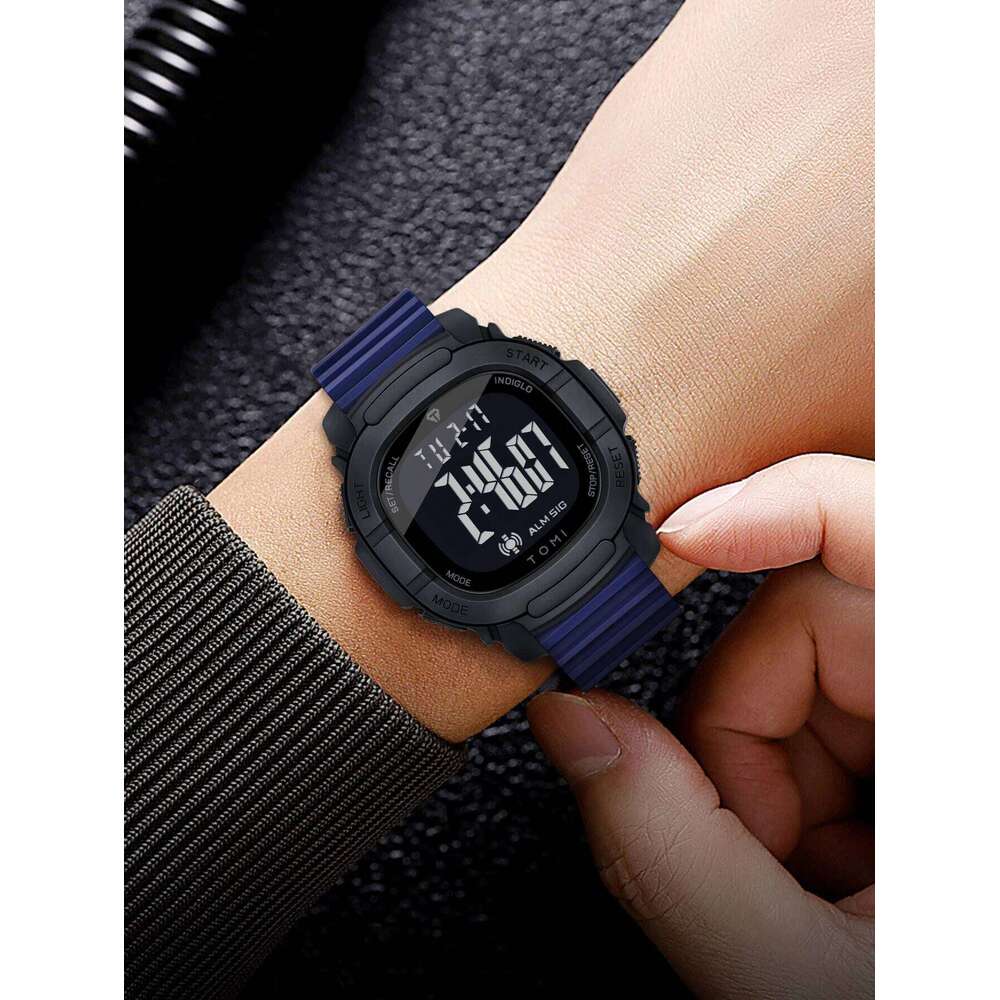 TOMI New Box Packaging Men's Simple Casual Student Sports Electronic Watch Holiday Gift