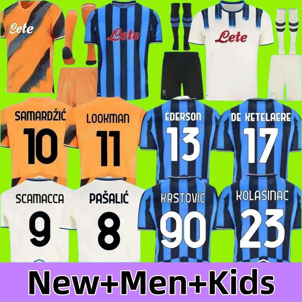 25 26 Atalanta FC Soccer Jerseys LOOKMAN MURIEL ILICIC DE ROON DUVAN ATA BC maglia da calcio 2026 Special men Fans LOOKMAN KIDS football shirt kits