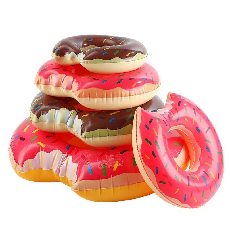 Inflatable Swimming Ring Donut Pool Float for Adult Kids Swimming Circle Ring Mattress for Summer Water Swimming Pool Beach Toys M260316
