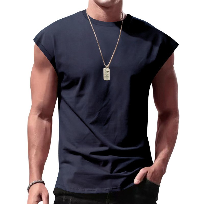 Independent Men's Sleeveless Summer Casual Designer T-shirt Polo Sports Loose Men's Designer Hoodie Sleeveless Base Shirt Vest