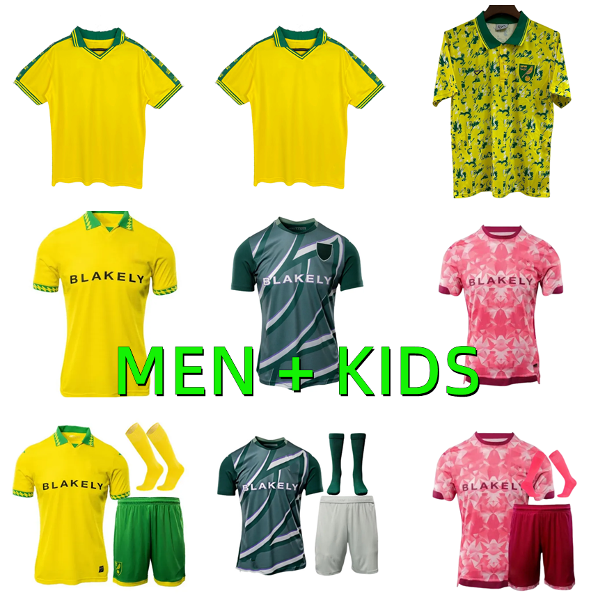 XXXL 4XL 25 26 Norwichs soccer jerseys Citys 1992 1994 Retro Special CASSERES DALLINGA CISSOKO SARGENT HUGILL RASHICA MCLEAN 2025 2026 Men Kids kits football shirt