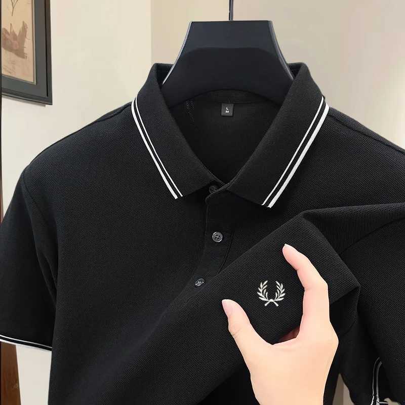 00 pure cotton high-end brand summer designer original exquisite embroidered polo shirt mens comfortable casual short sleev W260316